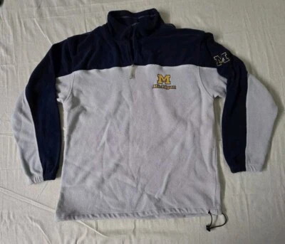 Vintage University Michigan Wolverines Sweater Men XL Gray Embroidered Pullover - Image 1 of 4
