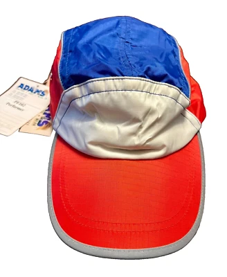 Vintage Adams Reflective Performer Nylon Hat Cyclist Baseball Cap One Size NWT! - Image 1 of 4