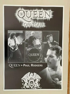 QUEEN ONTOUR WITH PAUL RODGERS,RARE 2005 POSTER - Image 1 of 4