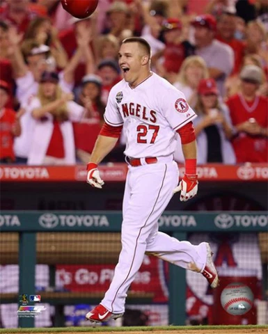 Mike Trout WALKOFF LA Angels Baseball Premium MLB 16x20 POSTER Print Cover
