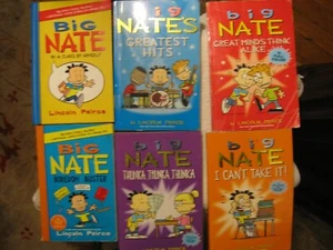 BIG NATE Children's Book Series Blowout 6 Book Lot Selection Very Nice - Picture 1 of 17