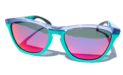 Gafas de sol Oakley Range Frogskins lila y celeste polarizadas Galaxy violeta 9284-06 Foto 1 de 4