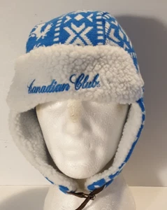 CANADIAN CLUB Winter Trapper Fleece Sherpa Style Over Ear Unisex Beanie Hat Cap. - Picture 1 of 6