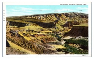 Bad Lands nördlich von Chadron Nebraska um 1940 Postkarte - Bild 1 von 2