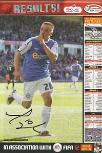 PETERBOROUGH: PAUL TAYLOR SIGNED A4 (12x8) MAGAZINE PICTURE+COA - Picture 1 of 1