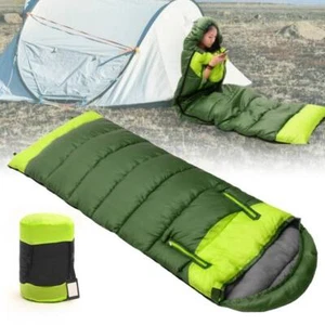 4 Jahreszeiten Camping Wandern Schlafsack für kaltes Wetter Camping Winter warm 1 Stück ♡ - Bild 1 von 17