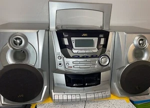 De colección JVC PC-X250 Boombox Reproductor de CD Reproductor de Cassette Doble AM FM Aux Ghetto Blaster - Imagen 1 de 17