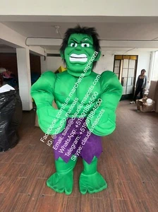 Hulk Green Monster Mascot Costume Suits Cartoon Party Dress Character - Picture 1 of 6