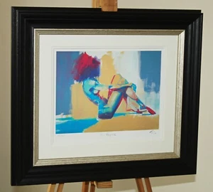 TOBY MULLIGAN (geb.1969) Limited Edition Print 'In Repose' in Galerierahmen - Bild 1 von 8