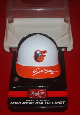 GUNNAR HENDERSON Baltimore Orioles Signed Mini Helmet BECKETT COA 1W824704 - Image 1 of 4
