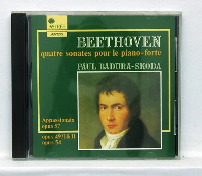 PAUL BADURA-SKODA - BEETHOVEN pianoforte sonatas ASTREE CD NM - Image 1 of 2