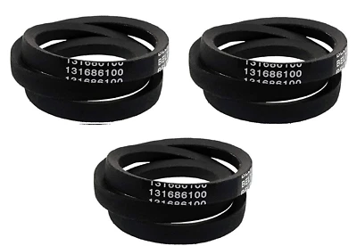 131686100 Correa de transmisión de lavadora 134511600 AP3867042 PS1146950 131234000 Paquete de 3* Foto 1 de 4