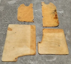 Mercedes OEM W123 Wagon rear seat back carpet Palomino Biege - Bild 1 von 6