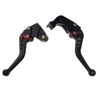 Hand Black For Kawasaki Ninja ZX 6R 07-14 CNC Shorty Brake Clutch Levers Finger - Image 1 of 4