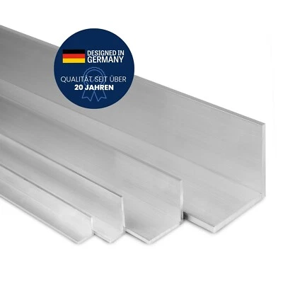 Alu Winkel Aluminium L-Profil Winkelprofil Winkelleiste Winkelschiene Aluprofil - Bild 1 von 4