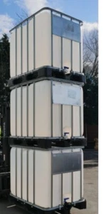 Stillage Food Grade 1000 Litre IBC Water Bulk Storage Container Tank WE DELIVER - Picture 1 of 2
