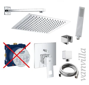 vanvilla Duschset Regendusche mit Duscharmatur Grohe Unterputz G15-ob poliert - Bild 1 von 5