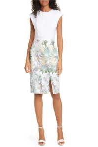 TED BAKER LONDON Hanalee Woodland Sheath Dress - Picture 1 of 4