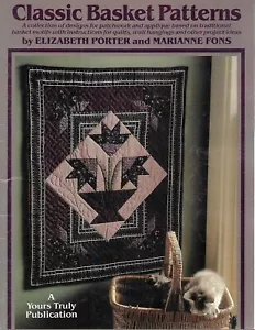 Quiltmuster/Anleitungsheft - klassische Korbmuster - für Patchwork - Applikation - Bild 1 von 1