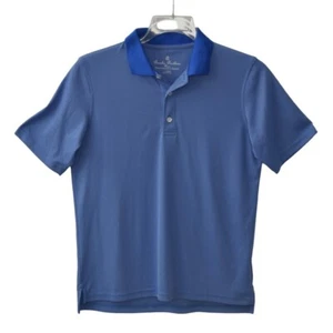 Brooks Brothers Polo Shirt Boys Size L Blue Performance Series - Picture 1 of 6