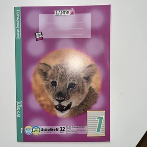 ⭐ 2 x LANDRE Schulheft/Schreibheft - Lineatur 1 / A5  je 32 Blatt / tintenfest ⭐ - Bild 1 von 2