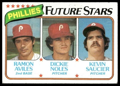 1980 Topps #682 (Ramon Aviles / Dickie Noles / Kevin Saucier) RC Phillies - Image 1 of 2