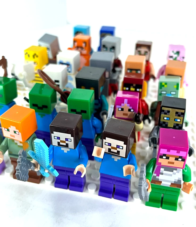 Minifigura LEGO Minecraft - Tú eliges - Auténtica - Steve / Alex / Mobs Foto 1 de 1