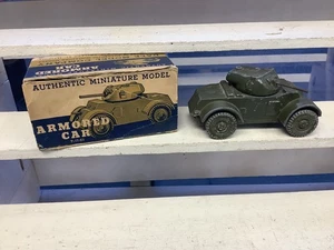 ANTIQUE 1940’s  DALE MODEL CO. WW11 ARMORED TANK CAR T-17-E1/OB!!! - Picture 1 of 6