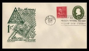 U532 1c FRANKLIN ENVELOPE FIRST DAY COVER- CACHET CRAFT - Picture 1 of 2