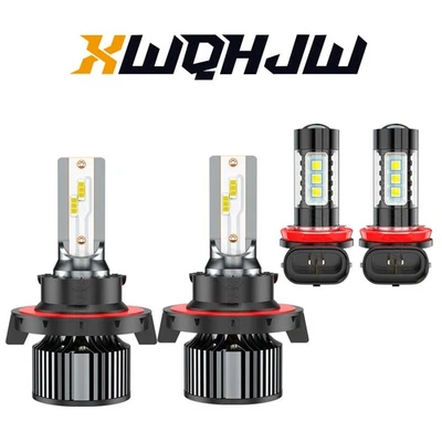 For 2010-2013 Ford Transit Connect 4x LED Headlights + Fog Lights Bulbs Combo - Image 1 of 4