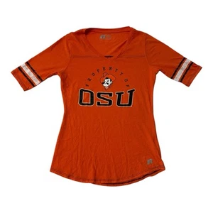 Top camicia media NCAA Russell OSU Oklahoma State Cowboys donna manica corta - Foto 1 di 17