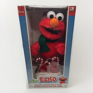VTG 1999 Telco Elmo Animated Christmas Figure Plush Sesame Street Jim Henson EUC - Picture 1 of 14