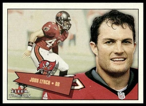 Fleer Tradition #171 2001 John Lynch Tampa Bay Buccaneers casi nuevo+ - Imagen 1 de 2