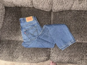 Levi's 511 Slim Fit Skinny Jeans Size 14 Regular 27 X 27 Blue School - Picture 1 of 5