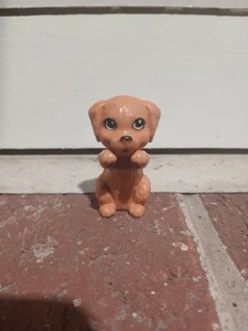 Barbie REPLACEMENT Brown Dog 2" from the Set: Barbie Stroll 'N Play Pups - Picture 1 of 6