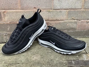Casual Mens Premium Shoes NIKE AIR MAX 97 Trainers Black 921826-001 EU 44 UK 9 - Picture 1 of 21