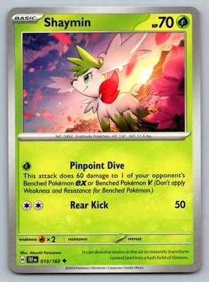 Pokemon TCG SV05: Temporal Forces Shaymin 013/162 - Image 1 of 2