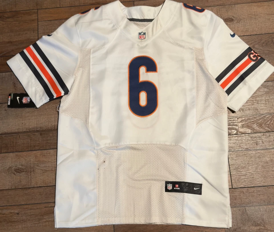 JAY CUTLER #6 CHICAGO BEARS NFL CAMISETA BLANCA TALLA 44 NUEVA CON ETIQUETAS Foto 1 de 2