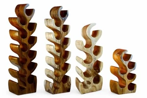 Weinregal Holz Weinschrank Flaschenregal Flaschenhalter Massivholz Wein ständer - Bild 1 von 28