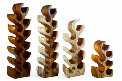 Wine Rack Wood Melina Wine Cabinet Bottle Holder Solid Wood Wine Stand - Image 1 of 4