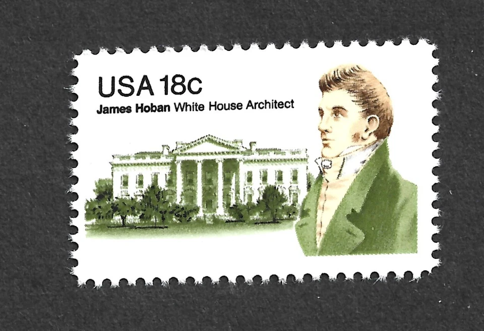 US STAMP 1935 18¢ James Hoban Mint NH OG FREE SHIP - Image 1 of 1