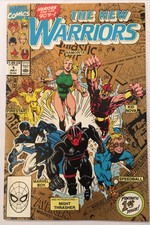 New Warriors #1 Variant Gold Ink 2nd Print! 1st Appearance Night Thrasher! 1990