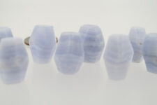 Blue lace agate nuggets15x18mm . Designer stone,  Wire wrapping, Two pieces