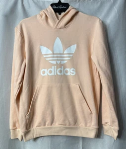 NWT Adidas Long Sleeve Trefoil Girls Youth Kids Hoodie Sweatshirt Size Large - Picture 1 of 12