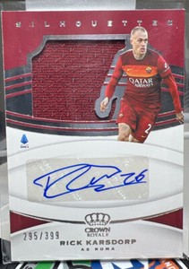 2020-21 Chronicles Crown Royale Silhouettes Jersey Auto Rick Karsdorp /399