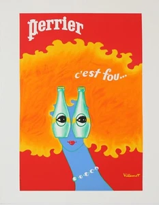VILLEMOT -PERRIER IT’S CRAZY GLASSES - 1975 - Picture 1 of 1