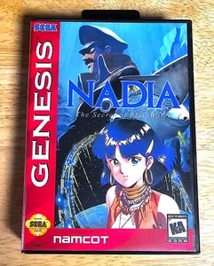 Nadia The Secret of Blue Water - Juego de rol y estuche para Sega Mega Drive Genesis - Imagen 1 de 9