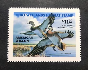 WTDstamps - Ohio #OH16 1997 - State Duck Stamp - Mint OG NH - Picture 1 of 2