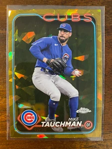 Mike Tauchman Topps 2024 cromo zafiro #540 oro/50 Chicago Cubs - Imagen 1 de 2