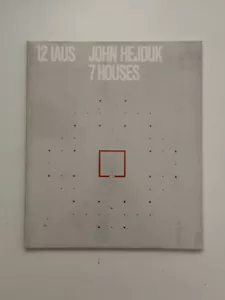 12 IAUS JOHN HEJDUK 7 HOUSES ARCHITECTURE URBAN STUDIES BOOK 1980 RARE DESIGN PB - Picture 1 of 7